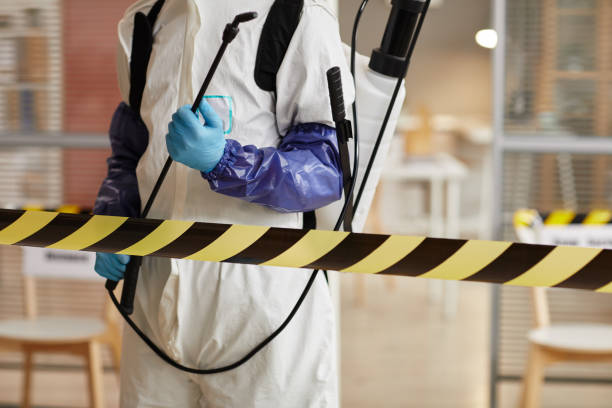 Professional Crime Scene Cleanup technician working in Sharon Center, OH